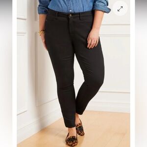 Talbots Woman Black Jegging Pants Soft Casual Minimalist Career Mature‎ Sz 22W